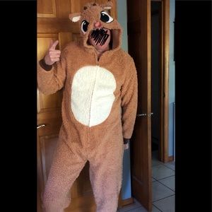 RUDOLPH reindeer ONESIE.